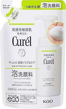 Amazon | キュレル 皮脂トラブルケア泡洗顔料 つめかえ用 130ml